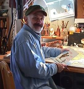 Olivier in his Studio